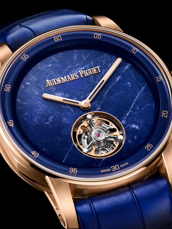Audemars Piguet Code 11.59: Drei Naturstein-Zifferblätter feiern 150 Jahre Uhrmacherkunst