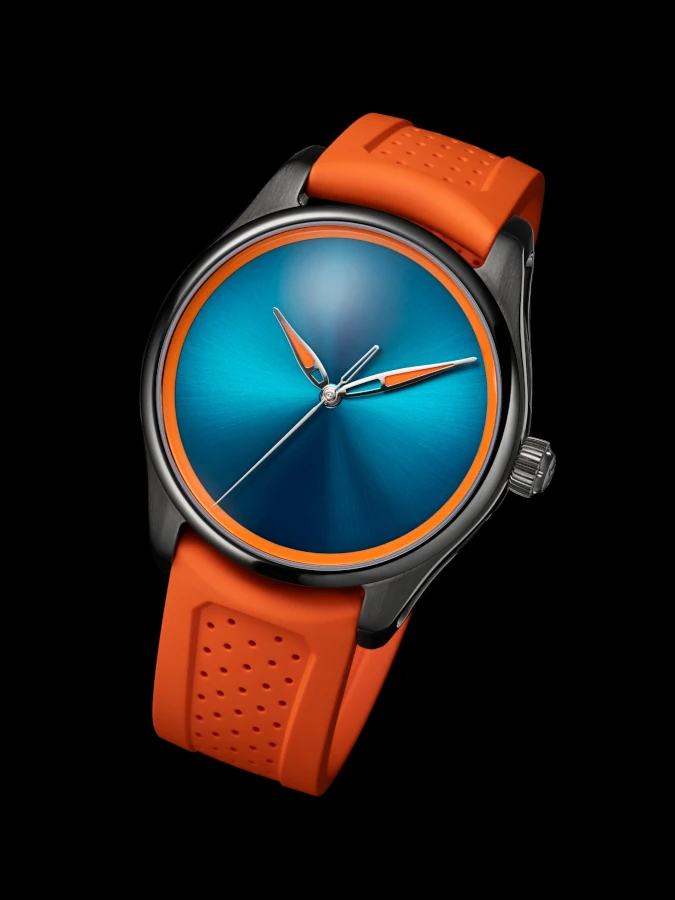 H. Moser & Cie. präsentiert drei neue Modelle der Pioneer-Kollektion in Spiced Aqua