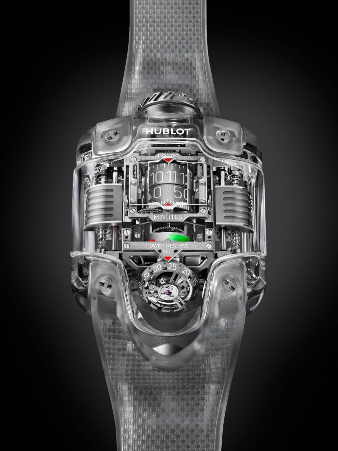 Hublot MP-10 Tourbillon: Neue Modelle in Saphir und schwarzer Keramik Hublot MP-10 Tourbillon: Neue Modelle in Saphir und schwarzer Keramik