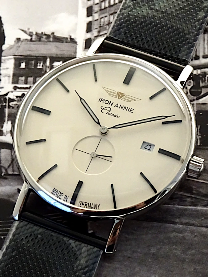 Orologio Iron Annie Classic 5938M-5 - Quarzo Svizzero, Quadrante Beige, Cassa 41mm, Made In Germany