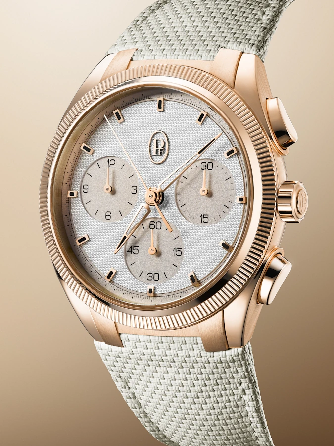 Tonda PF Sport Chronograph Rose Gold Sandstone – Sommerliche Eleganz in technischer Perfektion