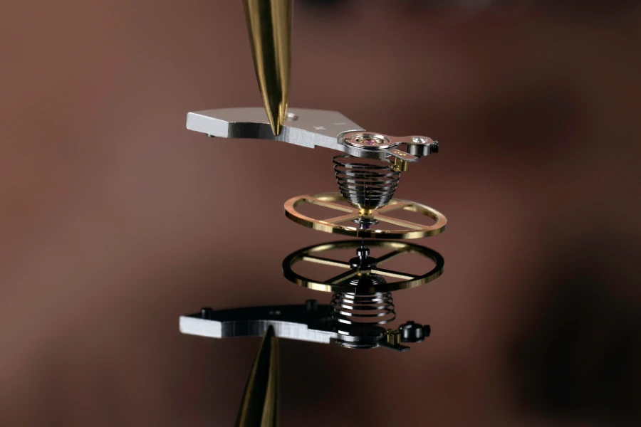 Empfindliche Unruhspirale Empfindliche Unruhspirale