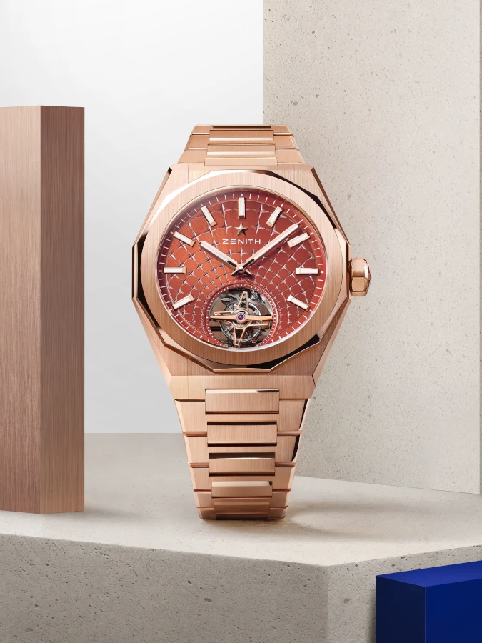 Zenith DEFY Skyline Tourbillon in Roségold – Neuheit mit Heritage und High Frequency